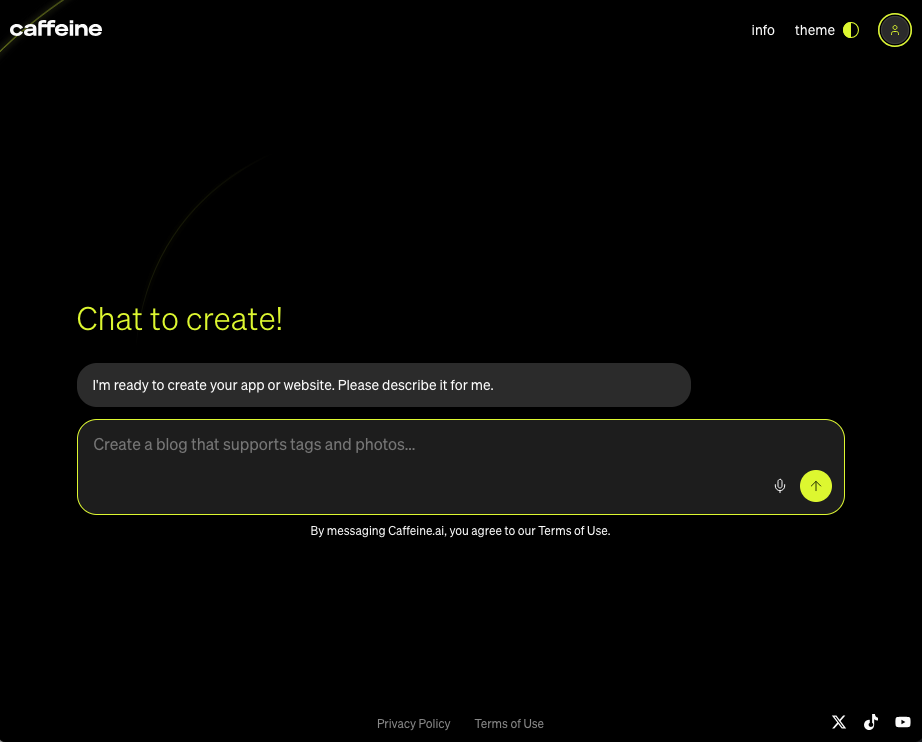 Ausprobiert: caffeine.ai