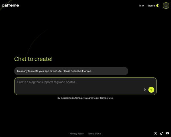 Ausprobiert: caffeine.ai
